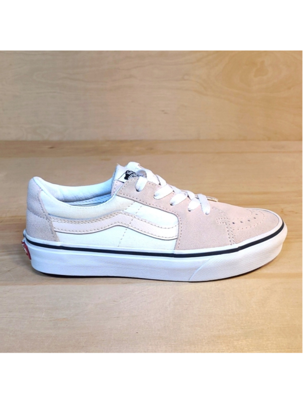 Vans Sk8-Low Rose/Beige Canvas/Suede Unisex Athletic Shoes